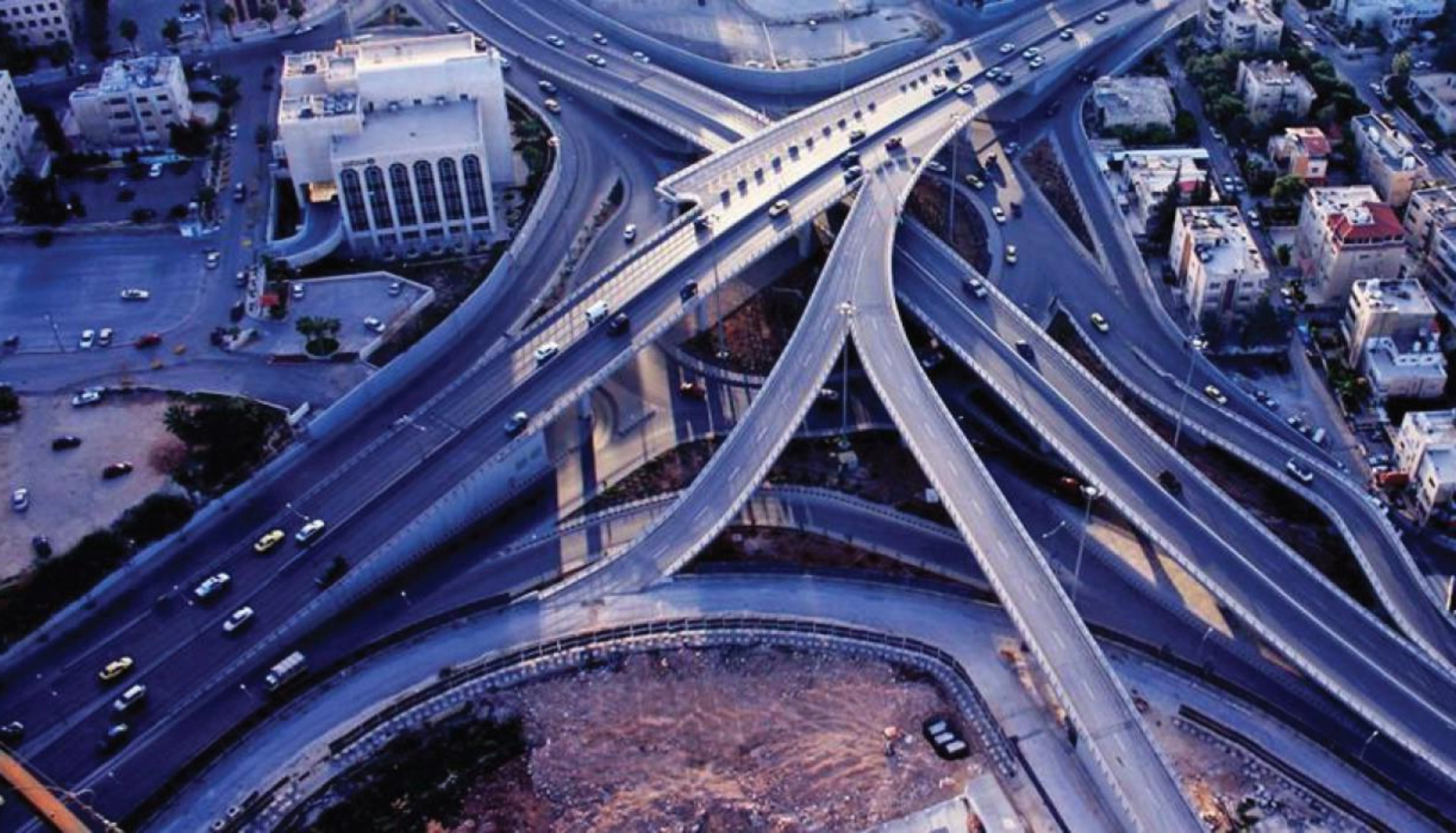 Five Prestressed Bridges At The Abdali Interchange